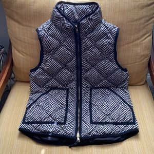 J Crew Down Puffer Vest Small